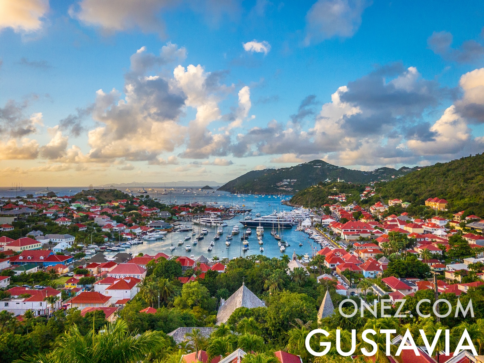 Gustavia, capital city of Saint Barthelemy Gustavia, capital city of Saint Barthelemy