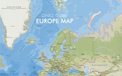 Europe countries Map