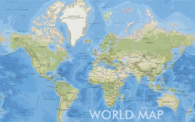 Map of the world